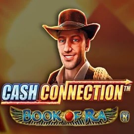 Cash Connection Book Of Ra online game logo by Novomatic on gambloriaa.pt